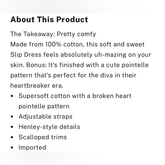 NWT VICTORIA SECRET 🍒 & PINK POINTELLE SLIP DRESS! COMES W/VS 🍒 OR LACE UNDIES! - Picture 6 of 6